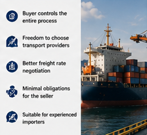 Fördelar med internationell logistikplanering och transportstyrning enligt EXW-villkor
