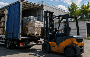 Fördelar med palltransport och styckegods (groupage) med logistiklastbilar lager pallar och effektiv frakthantering