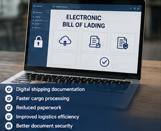 Digitalt system för elektroniskt konossement i modern logistik och sjöfart