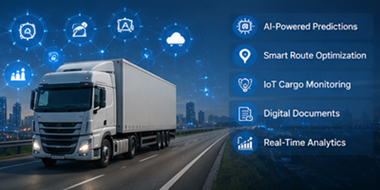 Framtidens logistikteknik med AI-baserad försändelsespårning, smarta transportsystem och automatiserad leveransinsyn