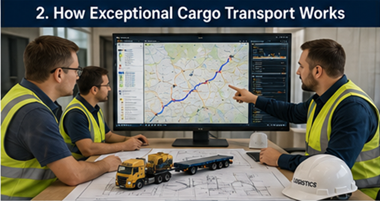 Planering av specialgodstransporter och genomförande av bredlasttransporter