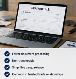 Sea Waybill som digital fraktdokumentation för sjötransport