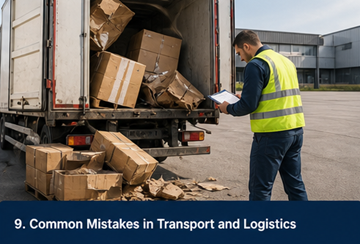 Vanliga transportmisstag: felaktig emballering, fel fordon, logistiska fel