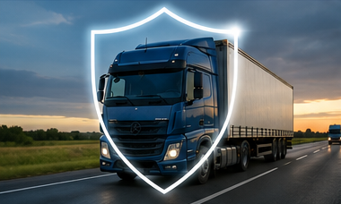 Företagsfordonsförsäkring för lastbil för logistik- och frakttransportföretag