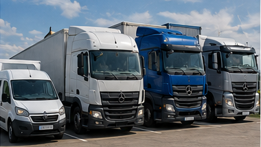 Transportfordon för pallfrakt inklusive skåpbilar lastbilar med skåp påbyggnader trailers och drift av logistikflotta